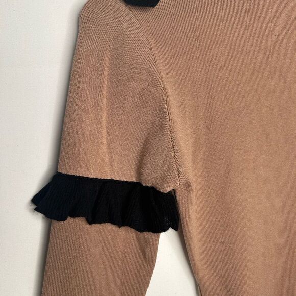 Fashion Nova Loving Arm Knit Dress. Mocha and Black. Size S. - Picture 8 of 14